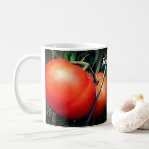Red Tomatoes Nature Personalised Coffee Mug