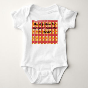 Red Topsy Turvy  Baby Bodysuit