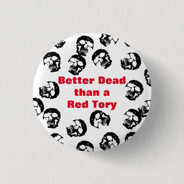 Red Tories Scottish Independence Badge (Front)