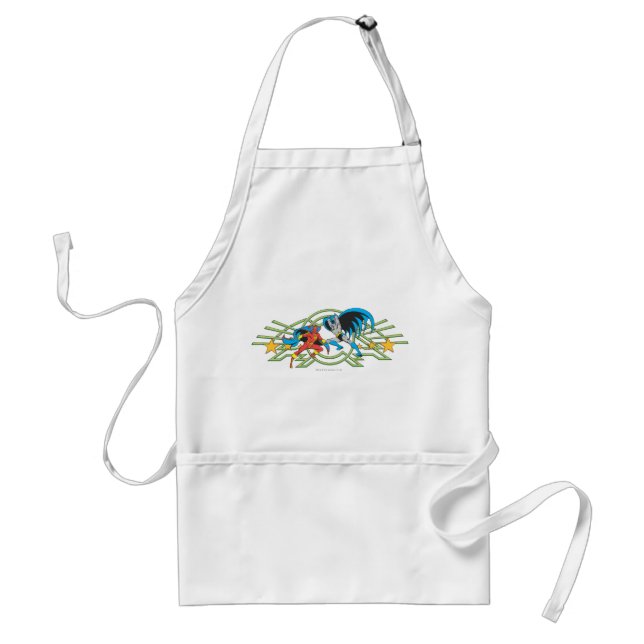 Red Tornado + Batman Standard Apron (Front)