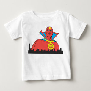 Red Tornado Behind Cityscape Baby T-Shirt