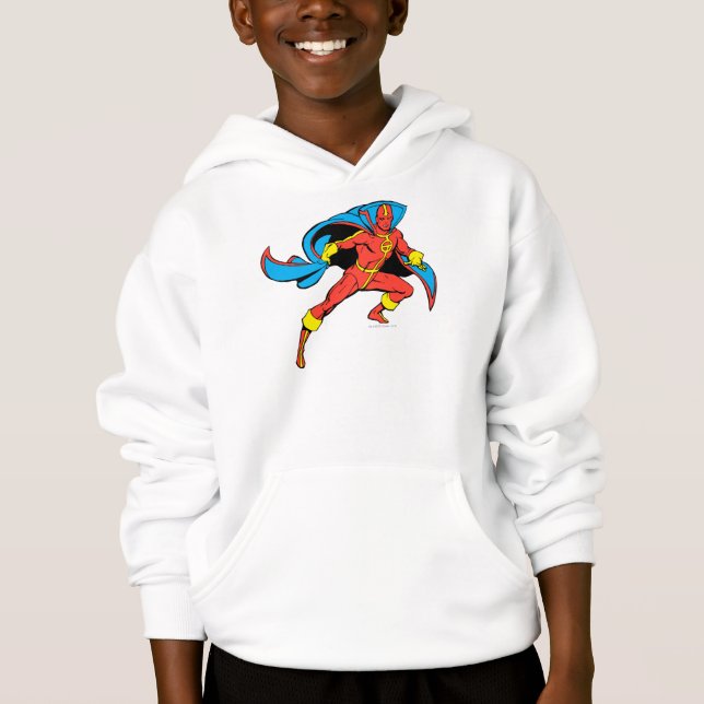 Red Tornado Cape Pose (Front)