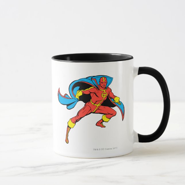 Red Tornado Cape Pose Mug (Right)
