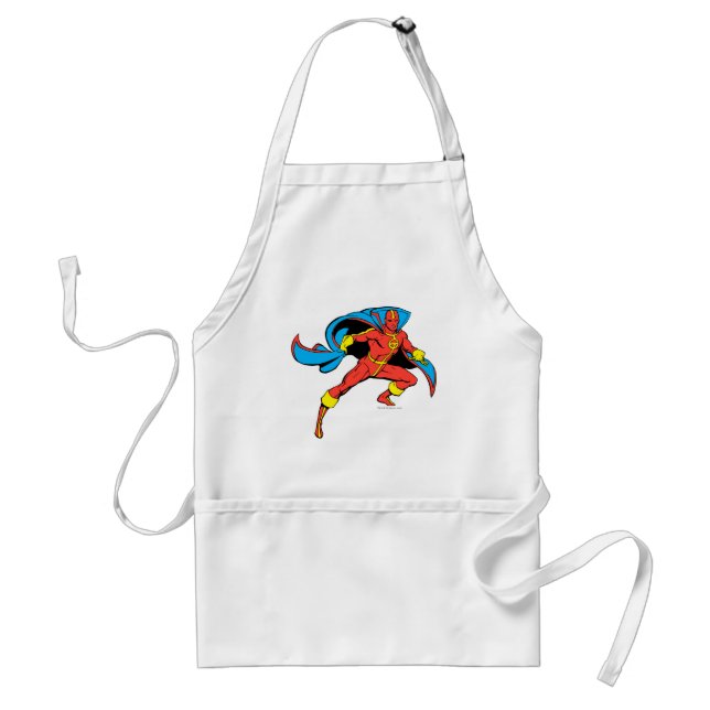 Red Tornado Cape Pose Standard Apron (Front)