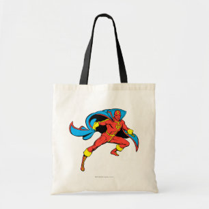 Red Tornado Cape Pose Tote Bag
