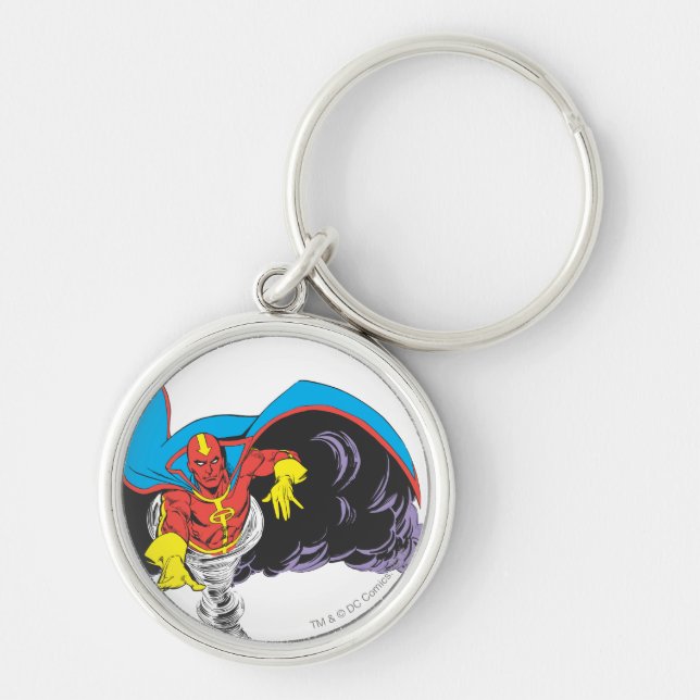 Red Tornado Emerges Key Ring (Front)