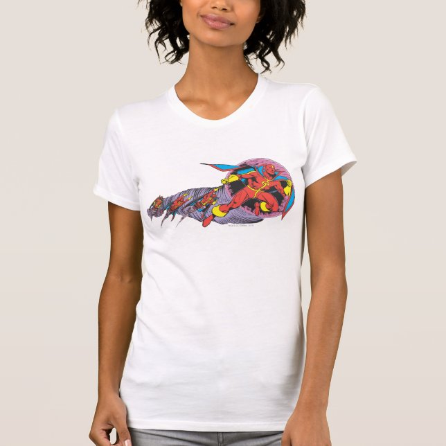 Red Tornado In Wind Motion Baby T-Shirt (Front)