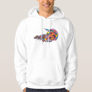 Red Tornado In Wind Motion Hoodie
