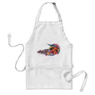 Red Tornado In Wind Motion Standard Apron