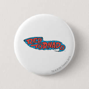 Red Tornado Logo 6 Cm Round Badge