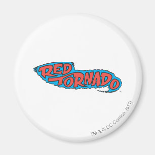 Red Tornado Logo Magnet