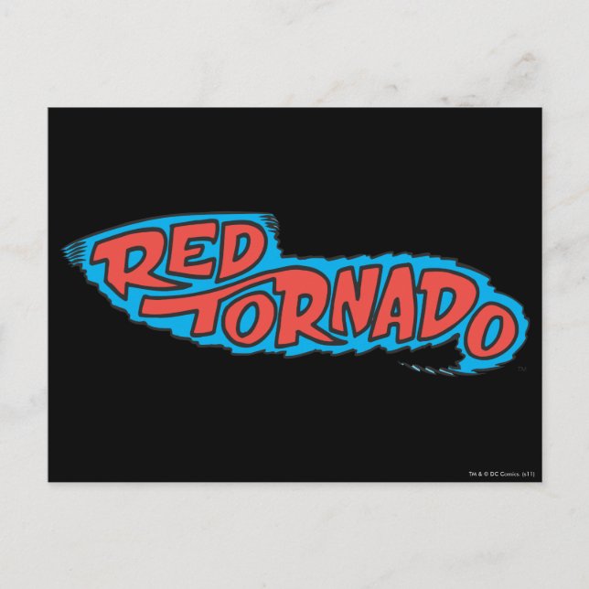 Red Tornado Logo Postcard (Front)