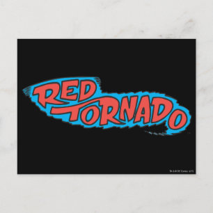 Red Tornado Logo Postcard