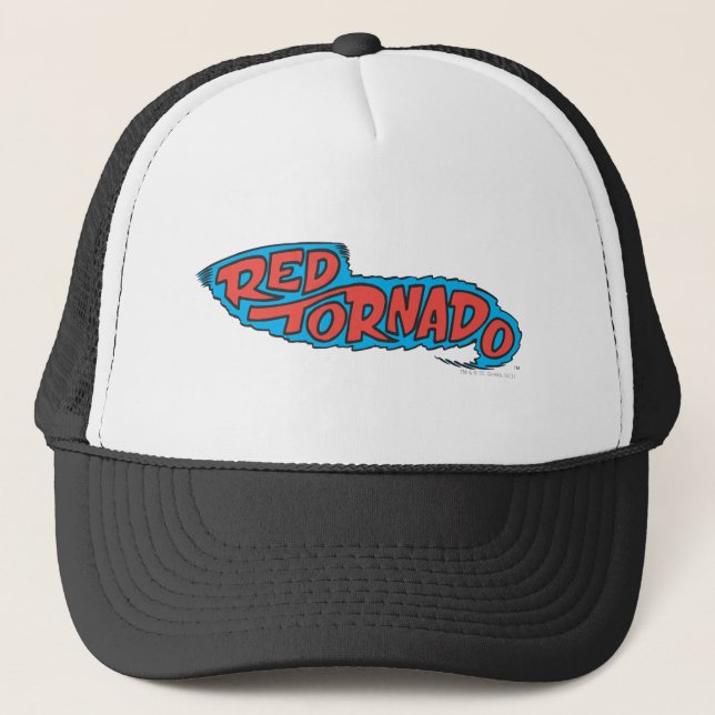 Red Tornado Logo Trucker Hat (Front)