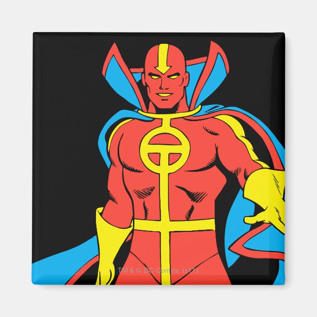 Red Tornado Pose Magnet (Front)