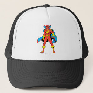 Red Tornado Pose Trucker Hat