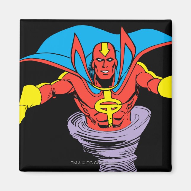 Red Tornado Twister Magnet (Front)