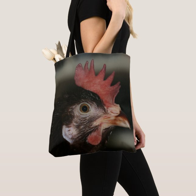 Red Tote Bag (Close Up)