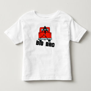 Red Tow Truck Big Bro Toddler T-Shirt