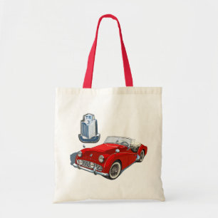 Red TR3 Tote Bag