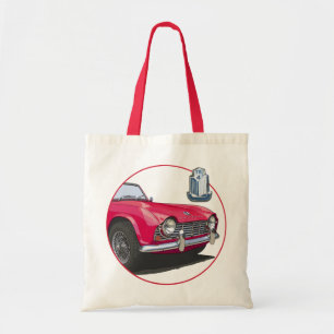 Red TR4 Tote Bag