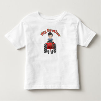 Red Tractor Big Brother Toddler T-Shirt