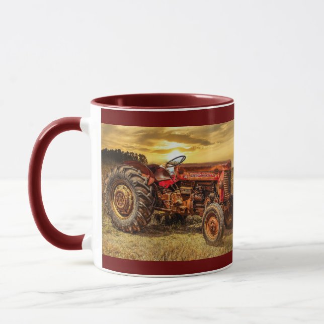 Red Tractor Mug (Left)