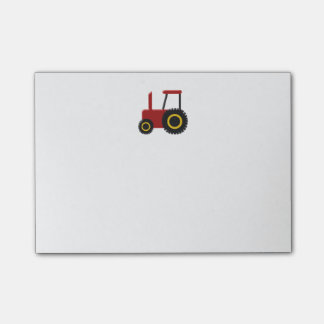 Red Tractor Post-it Notes