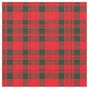 Red Traditional Plaid Tartan Popular Collection Fabric