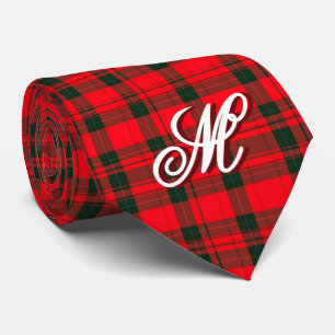 Red Traditional Plaid Tartan Popular Collection Tie