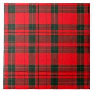 Red Traditional Plaid Tartan Popular Collection Tile