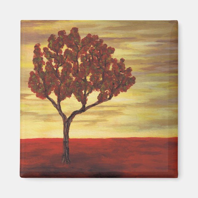 Red Tree Magnet (Front)