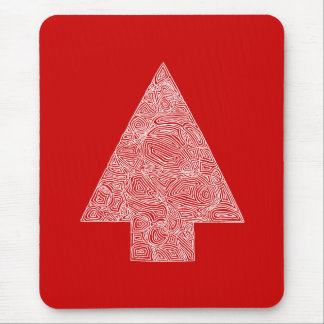 Red Tree Mouse Mat