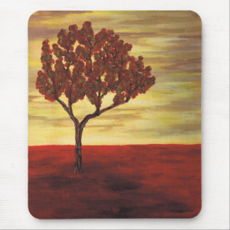 Red Tree Mouse Mat