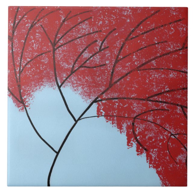 Red Tree Tile (Front)