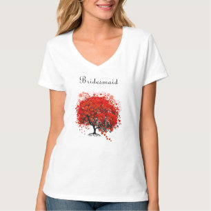 Red Tree Wedding T-Shirts, Gifts, Stickers & Favou T-Shirt