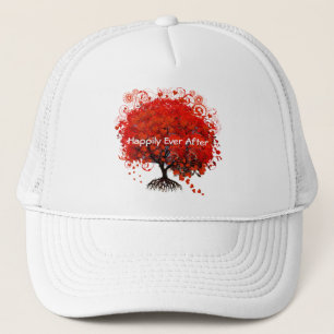Red Tree Wedding T-Shirts, Gifts, Stickers & Favou Trucker Hat