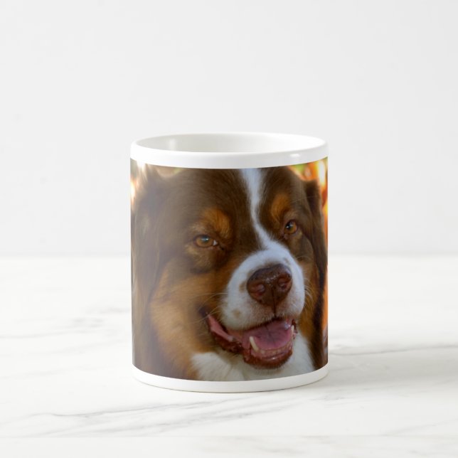 Red Tri Australian Shepherd Mug (Center)