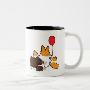 Red Tri-Colour Corgi I Love Mum Mug   CorgiThings