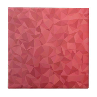 Red Triangle Pattern Modern Ceramic Tile