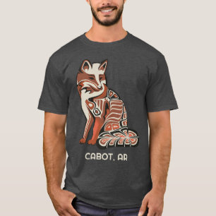 Red Tribal Fo Cabot AR Native American Artwork T-Shirt