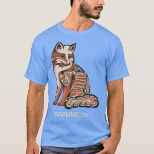 Red Tribal Fo Daphne Native American Artwork T-Shirt