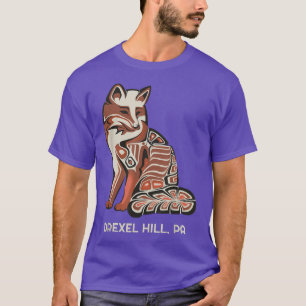 Red Tribal Fo Dreel Hill Native American Artwork S T-Shirt
