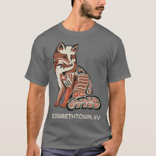 Red Tribal Fo Elizabethtown KY Native American Art T-Shirt
