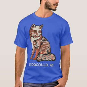 Red Tribal Fo Paragould AR Native American Artwork T-Shirt