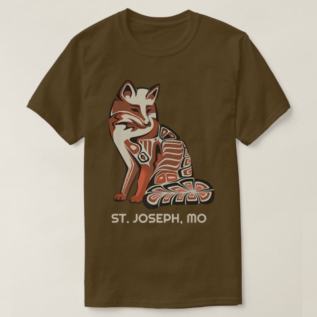 Red Tribal Fo St  T-Shirt (Design Front)