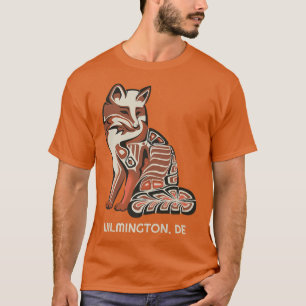 Red Tribal Fo Wilmington Native American Artwork S T-Shirt