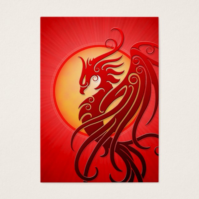 Red Tribal Phoenix (Front)