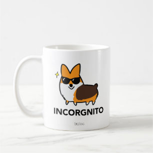 Red Tricolor Corgi Incorgnito Mug