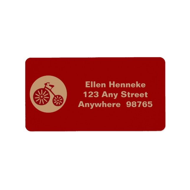 Red Tricycle Label (Front)